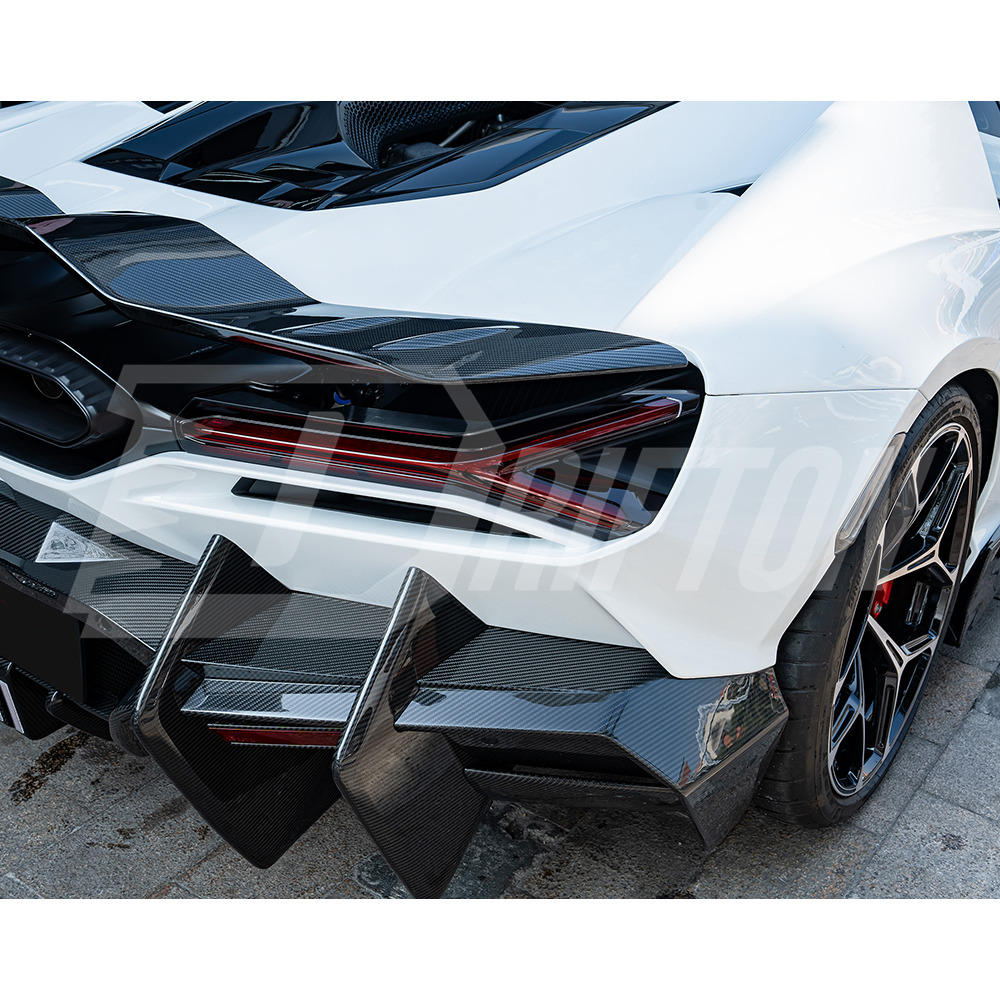 Mansory Style Dry Carbon Fiber Rear Spoiler Wing For Lamborghini Revuelto 2023-ON