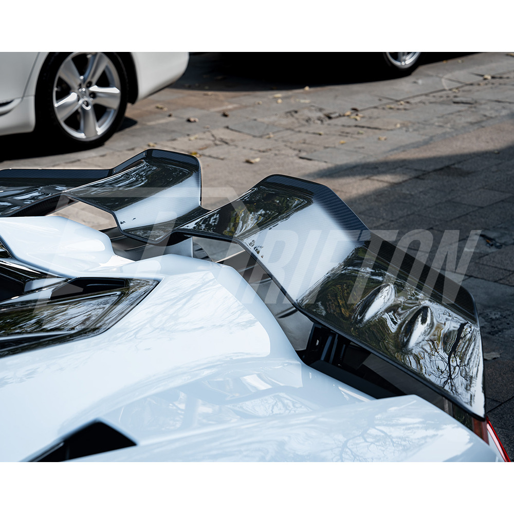 Mansory Style Dry Carbon Fiber Rear Spoiler Wing For Lamborghini Revuelto 2023-ON