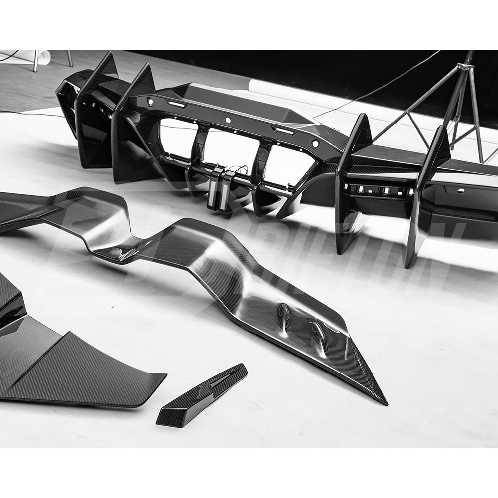 Mansory Style Dry Carbon Fiber Rear Spoiler Wing For Lamborghini Revuelto 2023-ON