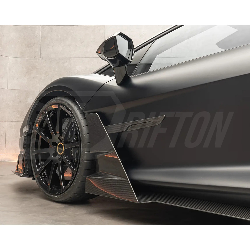 Mansory Style Dry Carbon Fiber Side Skirt Flap For Lamborghini Revuelto 2023-ON