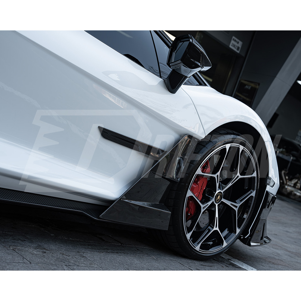 Mansory Style Dry Carbon Fiber Side Skirt Flap For Lamborghini Revuelto 2023-ON