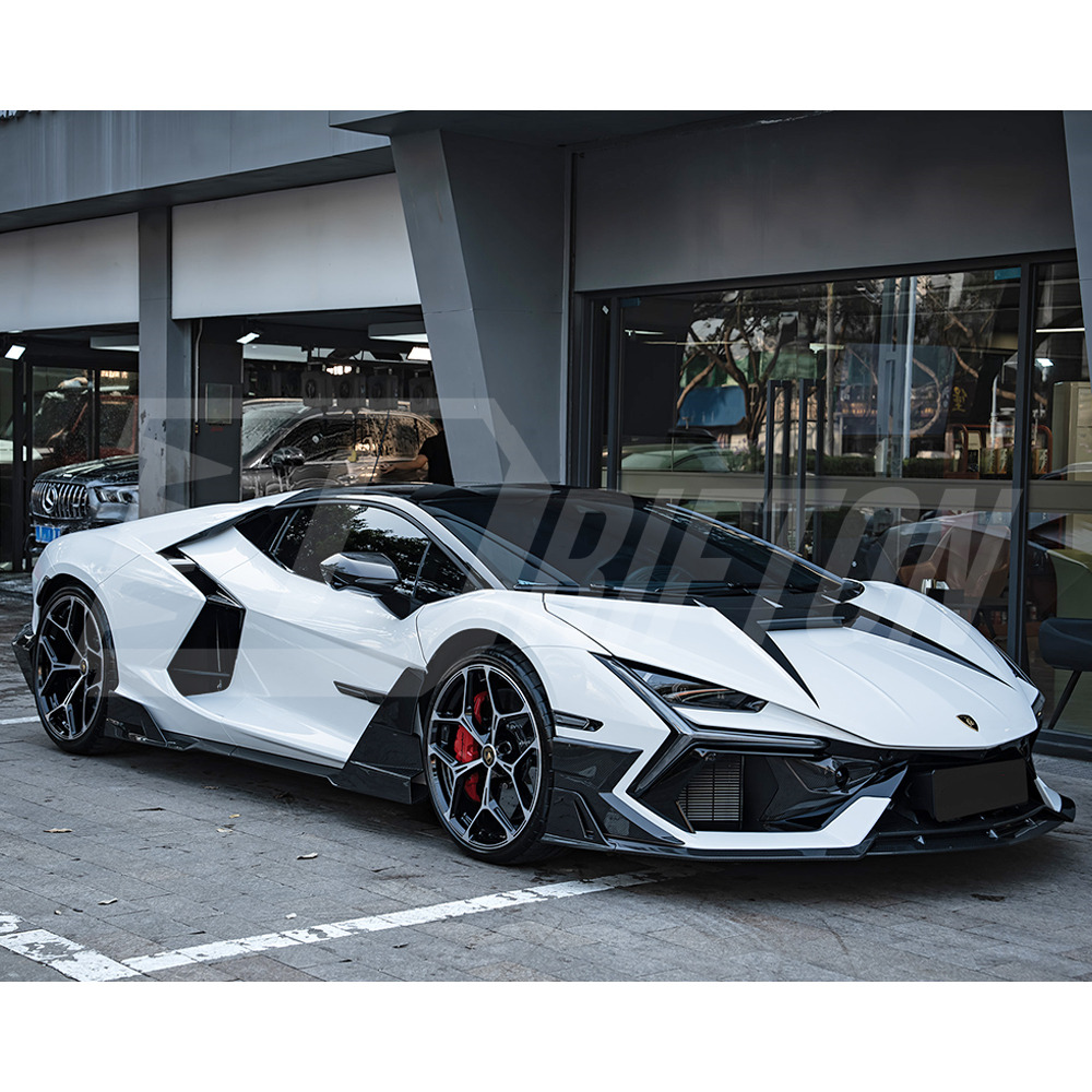 Mansory Style Dry Carbon Fiber Side Skirts For Lamborghini Revuelto 2023-ON