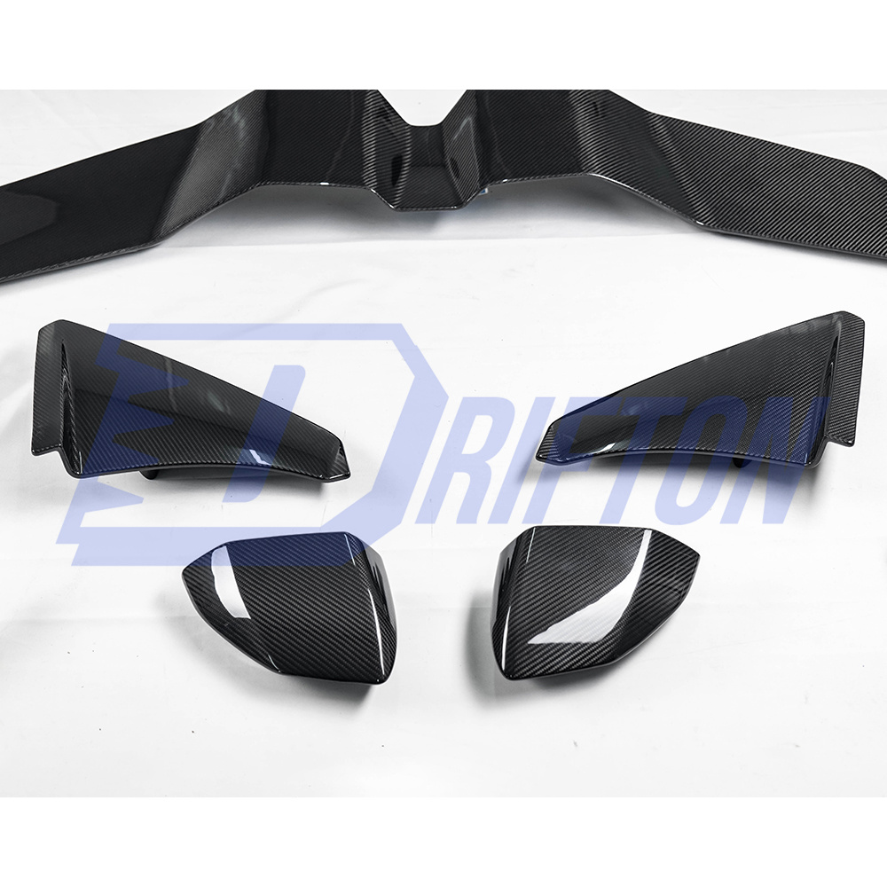OEM Style Dry Carbon Fiber Door Side Blades Panels For Lamborghini Revuelto 2023-ON