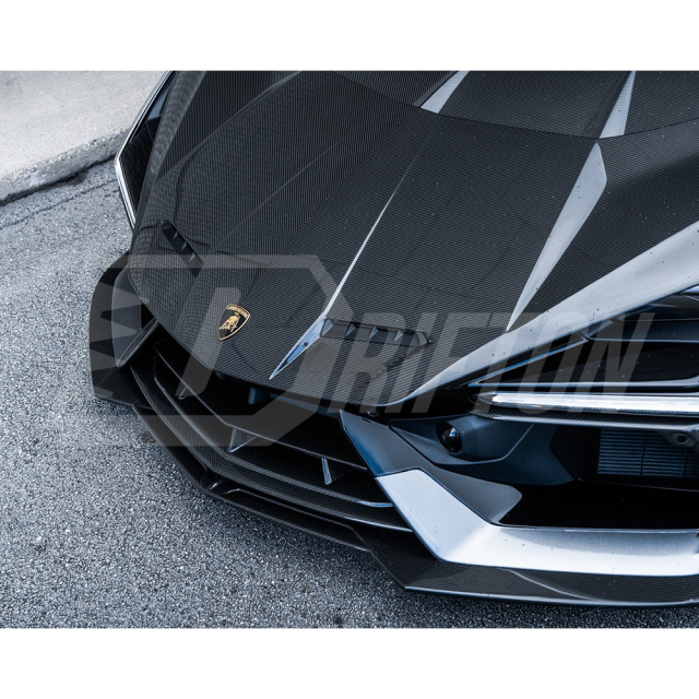 1016 Style Dry Carbon Fiber Front Bumper Lip For Lamborghini Revuelto 2023-ON