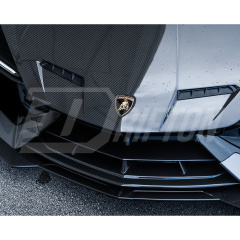 1016 Style Dry Carbon Fiber Front Bumper Lip For Lamborghini Revuelto 2023-ON
