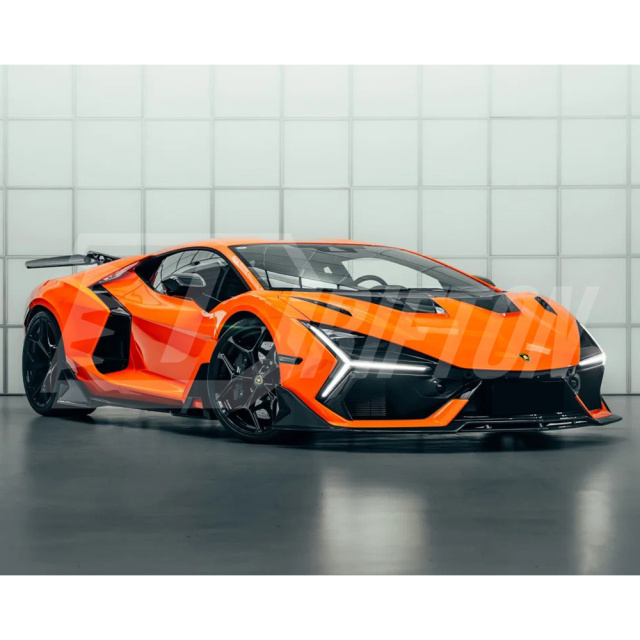 Duke Style Dry Carbon Fiber Front Lip Splitter For Lamborghini Revuelto 2023-ON