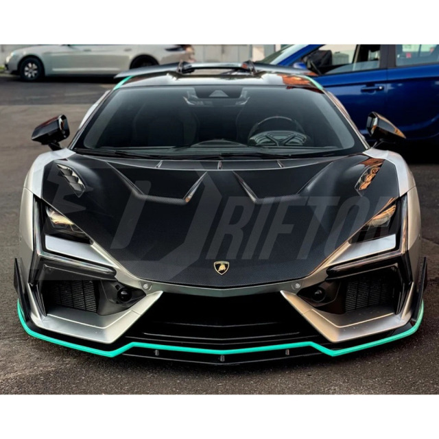 Duke Style Dry Carbon Fiber Hood Bonnet For Lamborghini Revuelto 2023-ON