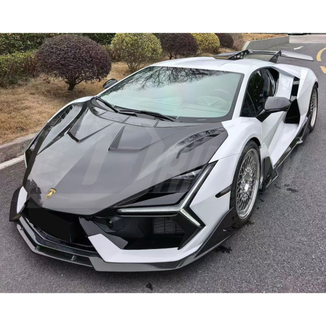 Duke Style Dry Carbon Fiber Hood Bonnet For Lamborghini Revuelto 2023-ON
