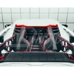 Duke Style Dry Carbon Fiber Rear Engine Cover Lid For Lamborghini Revuelto 2023-ON