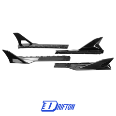 Duke Style Dry Carbon Fiber Side Skirt For Lamborghini Revuelto 2023-ON
