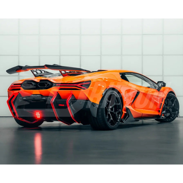 Duke Style Dry Carbon Fiber Side Skirt For Lamborghini Revuelto 2023-ON