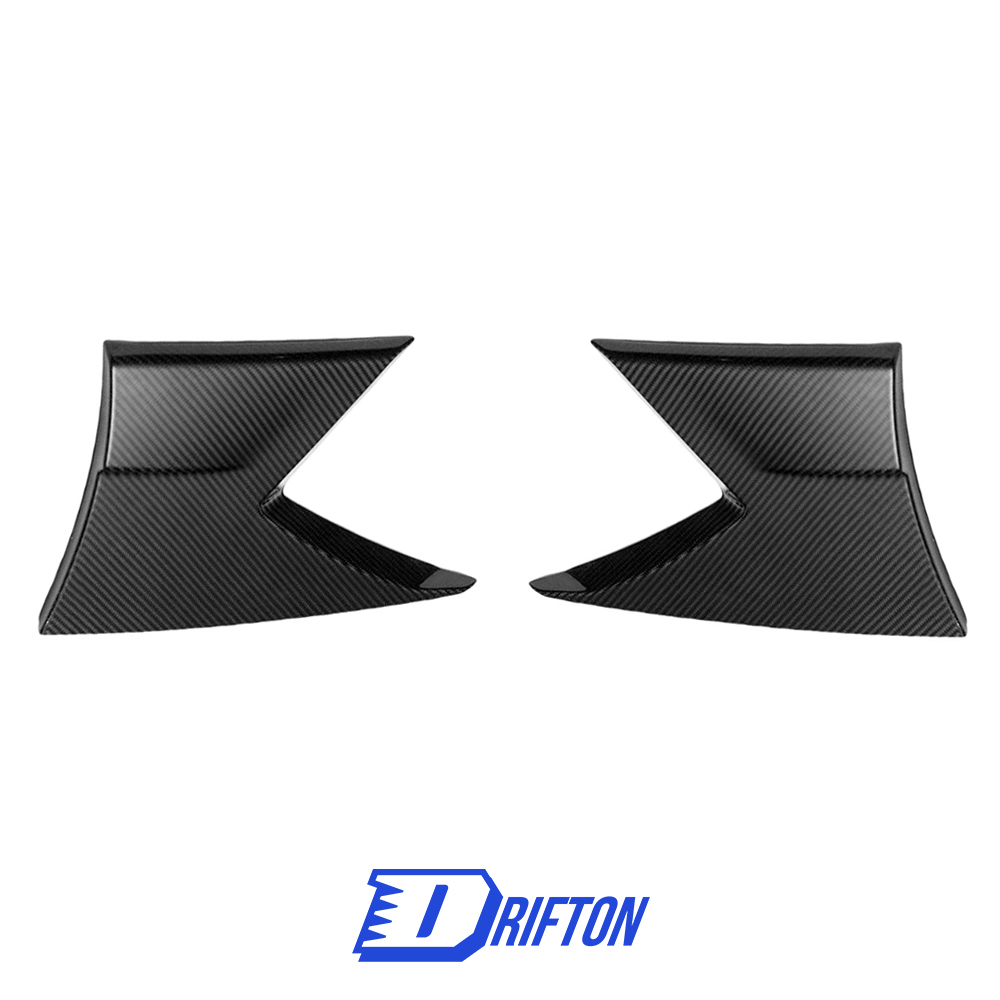 Mansory Style Dry Carbon Fiber Front Canards Side Panels For Lamborghini Revuelto 2023-ON