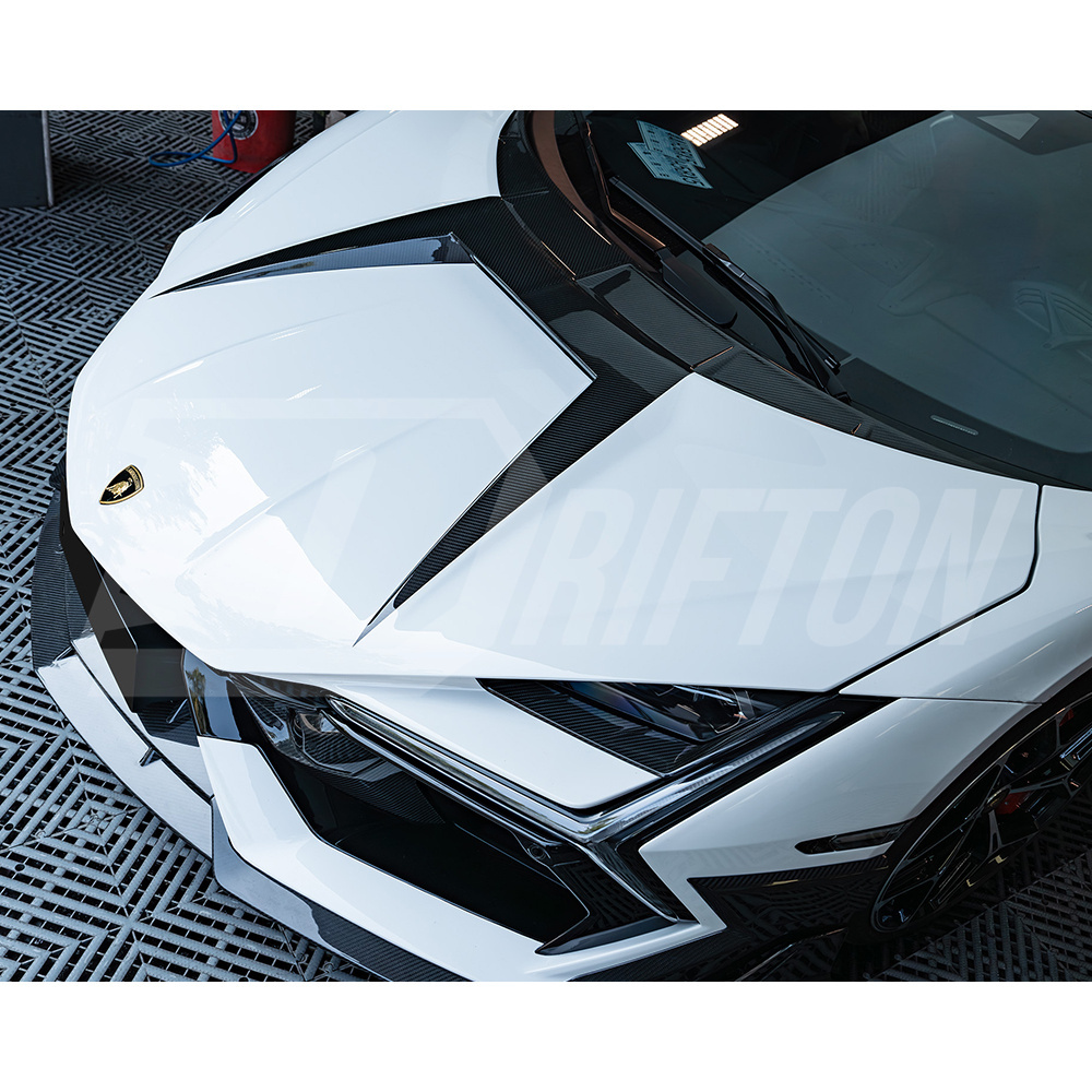 Mansory Style Dry Carbon Fiber HeadLight Cover For Lamborghini Revuelto 2023-ON