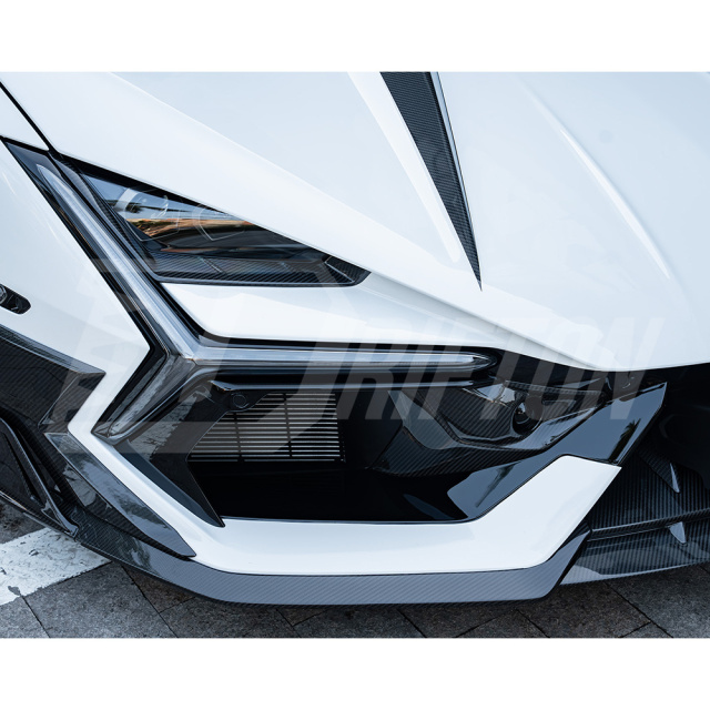 Mansory Style Dry Carbon Fiber HeadLight Cover For Lamborghini Revuelto 2023-ON