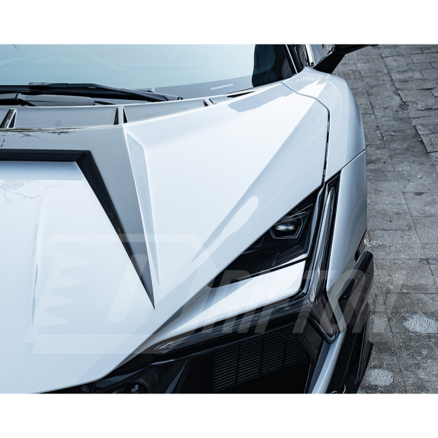 Mansory Style Dry Carbon Fiber Hood Bonnet For Lamborghini Revuelto 2023-ON