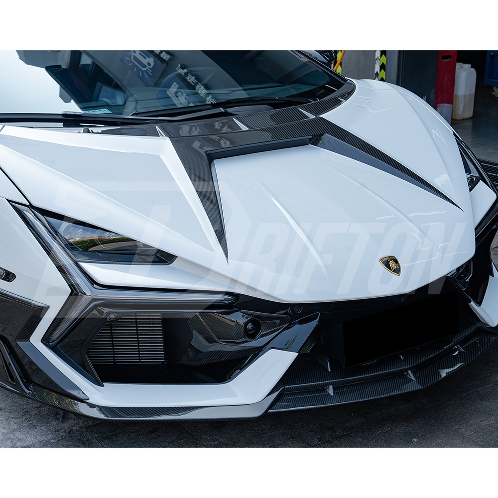 Mansory Style Dry Carbon Fiber Hood Bonnet For Lamborghini Revuelto 2023-ON