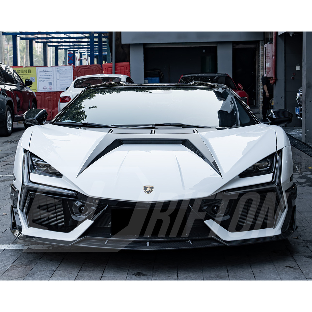Mansory Style Dry Carbon Fiber Hood Bonnet For Lamborghini Revuelto 2023-ON