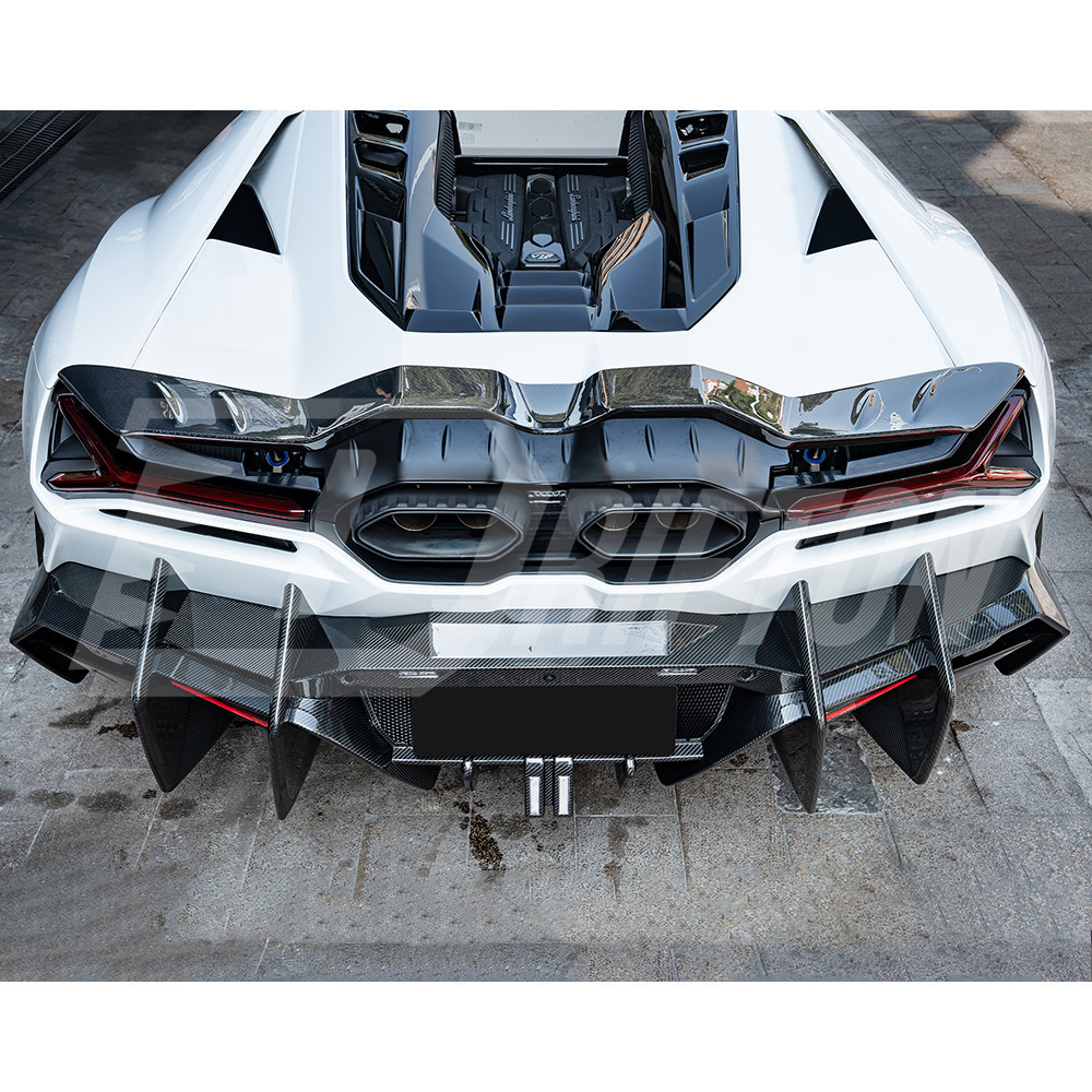 Mansory Style Dry Carbon Fiber Rear Spoiler Wing For Lamborghini Revuelto 2023-ON
