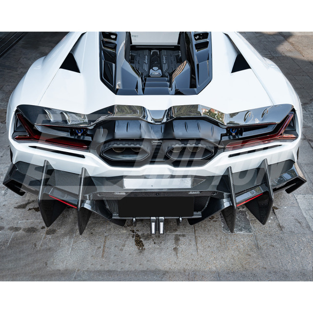 Mansory Style Dry Carbon Fiber Rear Spoiler Wing For Lamborghini Revuelto 2023-ON