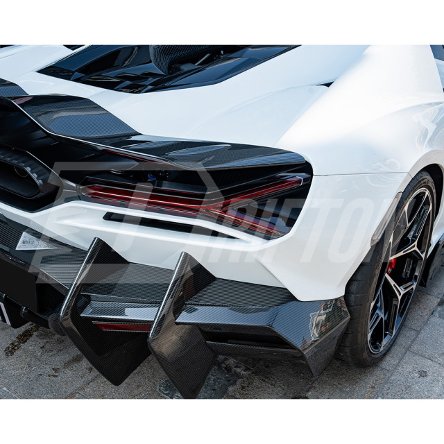 Mansory Style Dry Carbon Fiber Rear Spoiler Wing For Lamborghini Revuelto 2023-ON