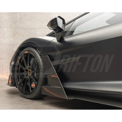 Mansory Style Dry Carbon Fiber Side Skirt Flap For Lamborghini Revuelto 2023-ON