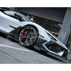 Mansory Style Dry Carbon Fiber Side Skirt Flap For Lamborghini Revuelto 2023-ON