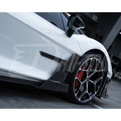Mansory Style Dry Carbon Fiber Side Skirt Flap For Lamborghini Revuelto 2023-ON