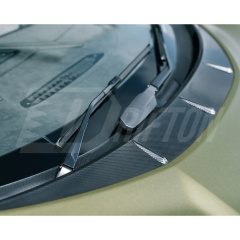 OEM Style Dry Carbon Fiber Hood Vent Cover Trim For Lamborghini Revuelto 2023-ON
