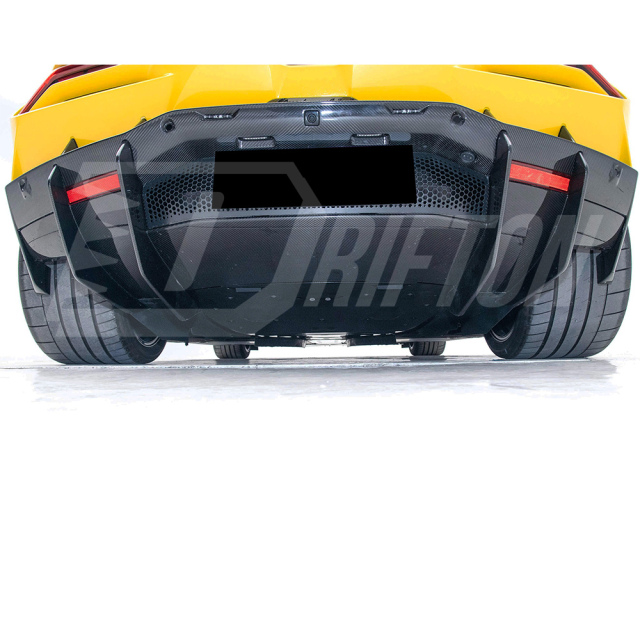 OEM Style Dry Carbon Fiber Rear Diffuser For Lamborghini Revuelto 2023-ON