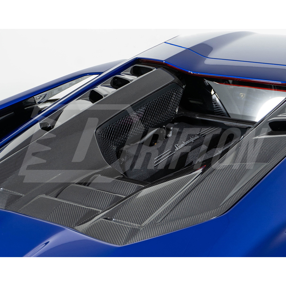 OEM Style Dry Carbon Fiber Rear Engine Lid Cover For Lamborghini Revuelto 2023-ON