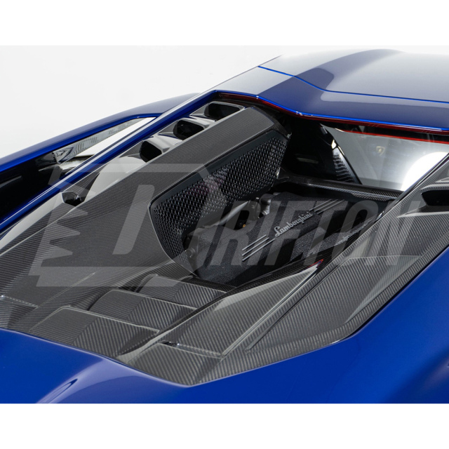 OEM Style Dry Carbon Fiber Rear Engine Lid Cover For Lamborghini Revuelto 2023-ON