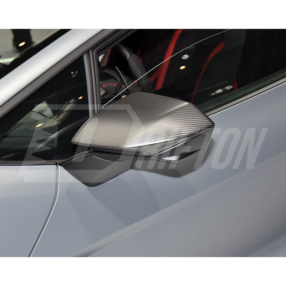 OEM Style Dry Carbon Fiber Side Mirror Cover Caps For Lamborghini Revuelto 2023-ON