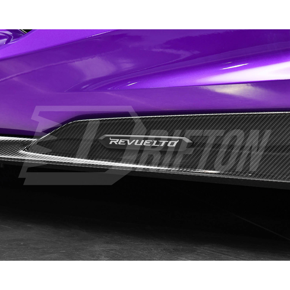 OEM Style Dry Carbon Fiber Side Skirt For Lamborghini Revuelto 2023-ON