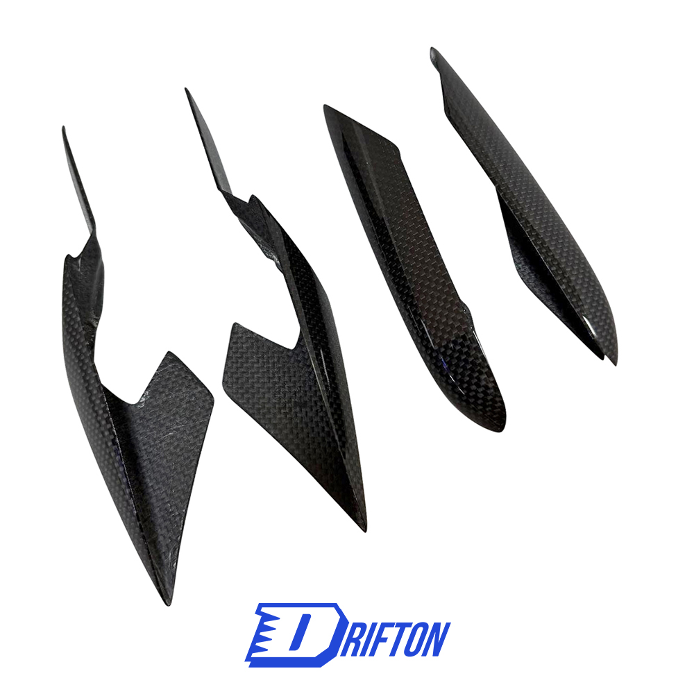 Dry Carbon Fiber Headlights Cover Trim For Ferrari Purosangue FUV