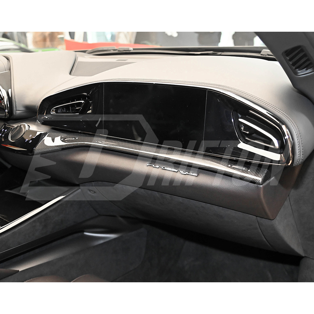 Dry Carbon Fiber Interiors Kits Center Console Strips Trim Panels For Ferrari Purosangue FUV