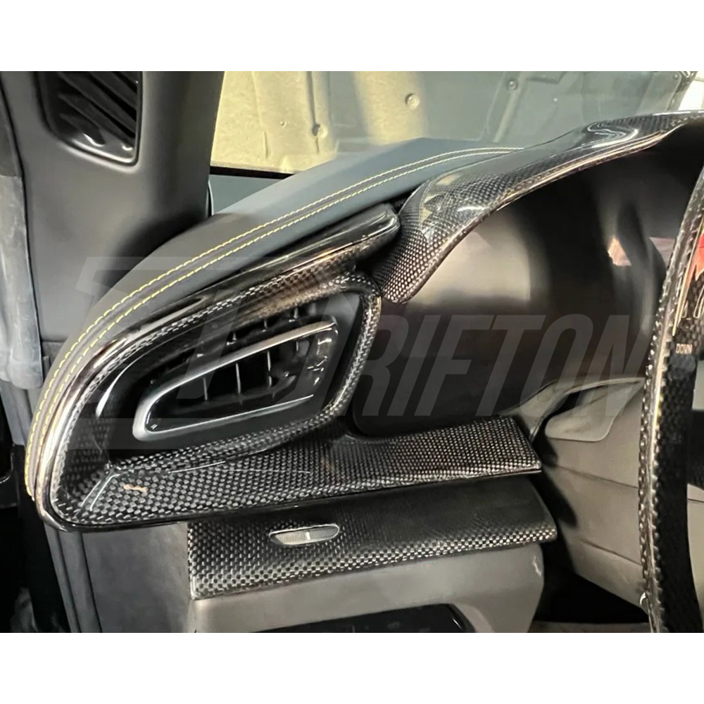 Dry Carbon Fiber Interiors Kits Drivers AC Vents Panels For Ferrari Purosangue FUV