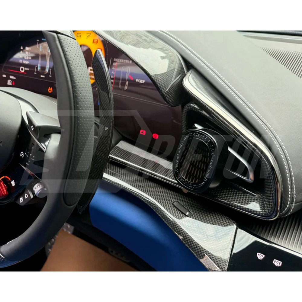Dry Carbon Fiber Interiors Kits Drivers AC Vents Panels For Ferrari Purosangue FUV