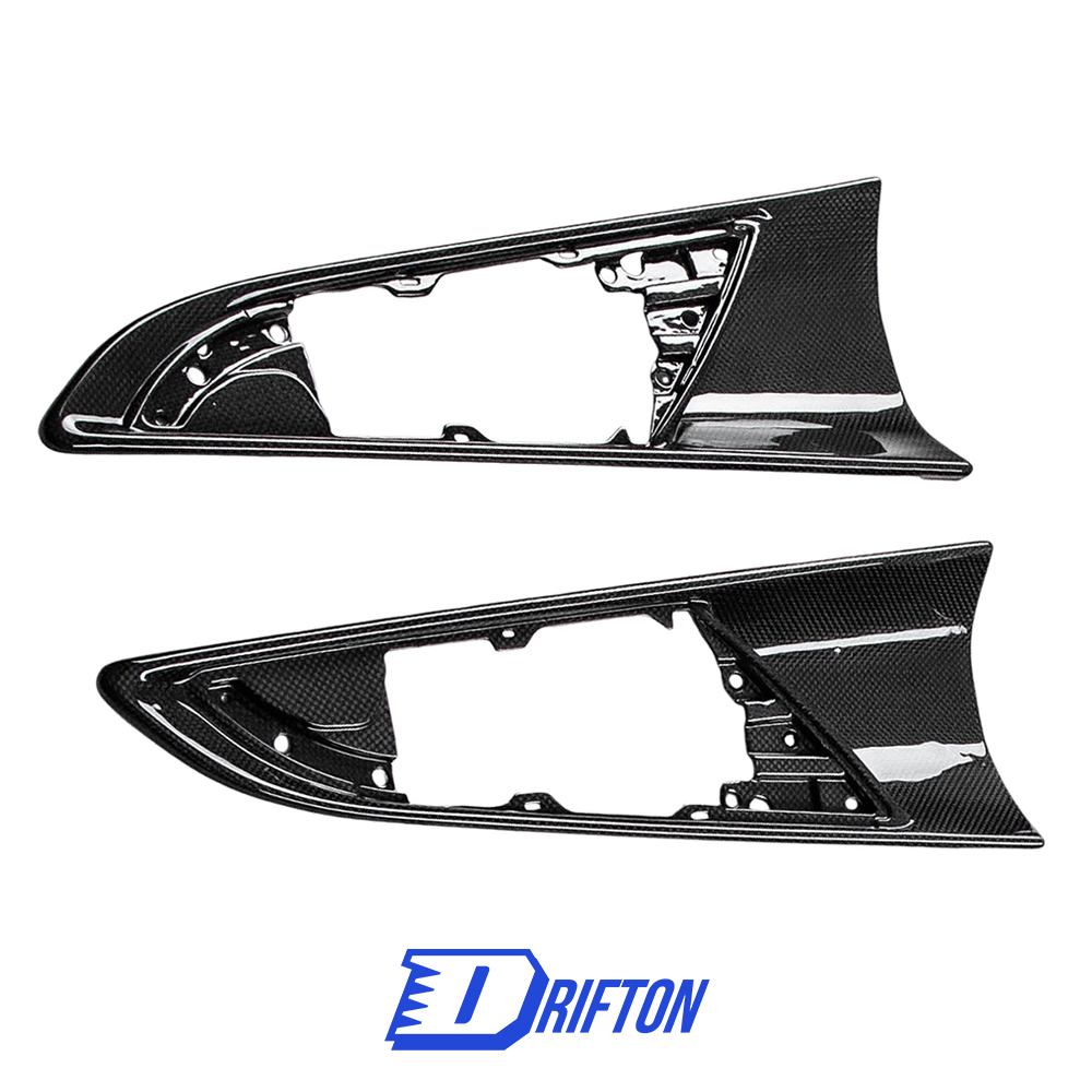 Dry Carbon Fiber Interiors Kits Rear Door Speakers Panels For Ferrari Purosangue FUV