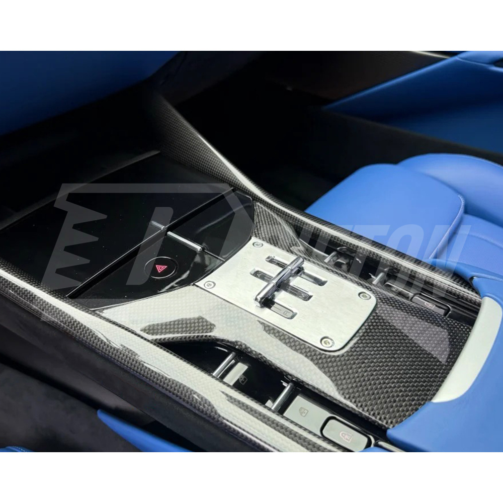 Dry Carbon Fiber Interiors Kits Center Console Panel For Ferrari Purosangue FUV