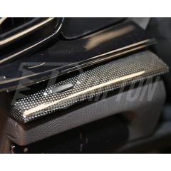 Dry Carbon Fiber Interiors Kits Center Console Strips Trim Panels For Ferrari Purosangue FUV