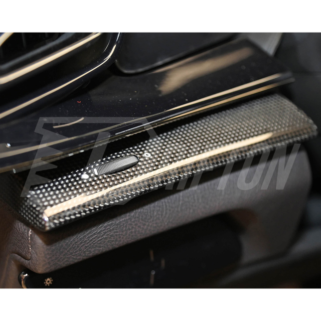 Dry Carbon Fiber Interiors Kits Center Console Strips Trim Panels For Ferrari Purosangue FUV