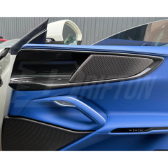 Dry Carbon Fiber Interiors Kits Front Door Speakers Panels For Ferrari Purosangue FUV