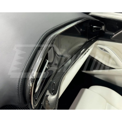 Dry Carbon Fiber Interiors Kits Passenger Dashboard Cover Trim For Ferrari Purosangue FUV