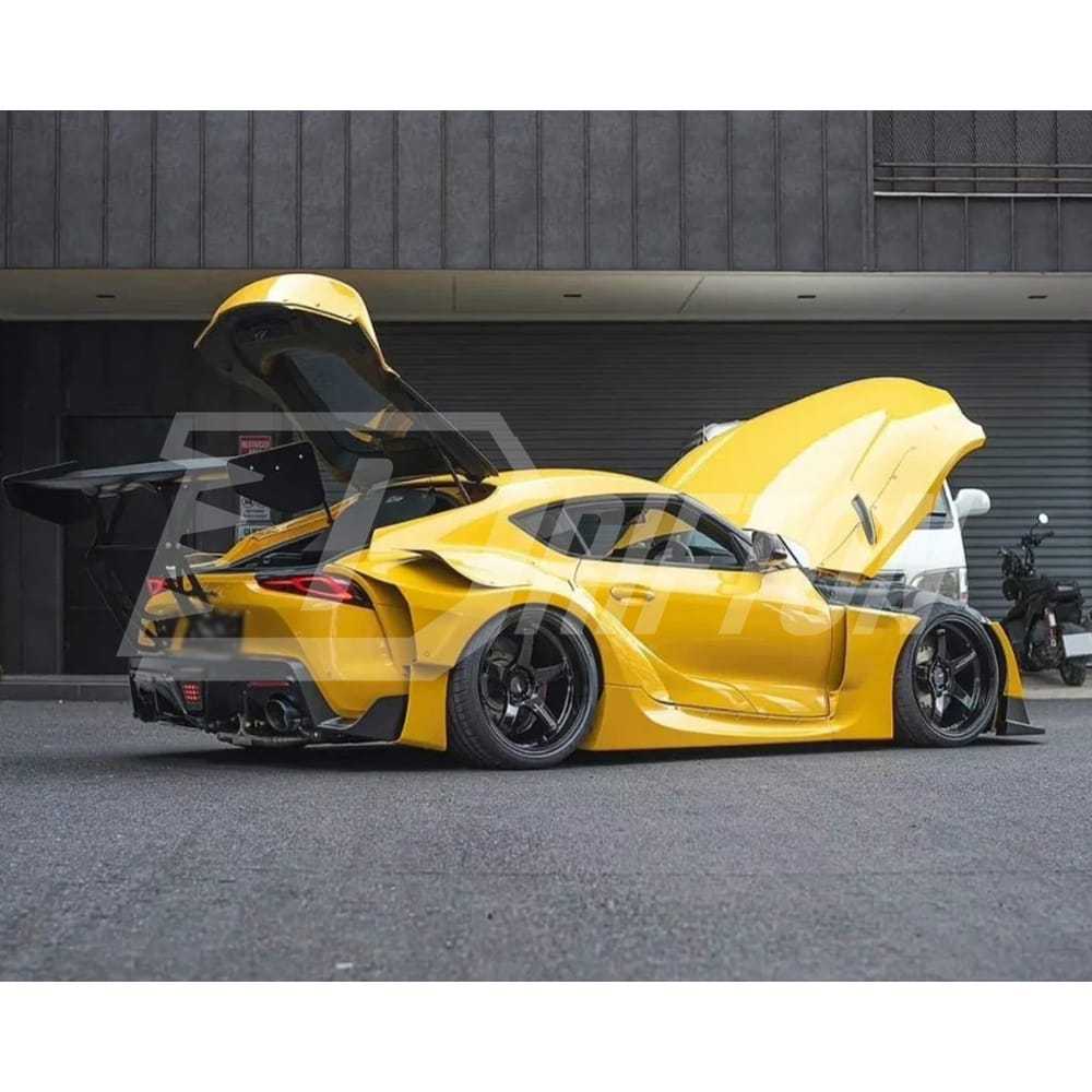 HKS Style Carbon Fiber Rear Spoiler GT Wing For Toyota Supra MK5 A90 A91 GR 2019-2024