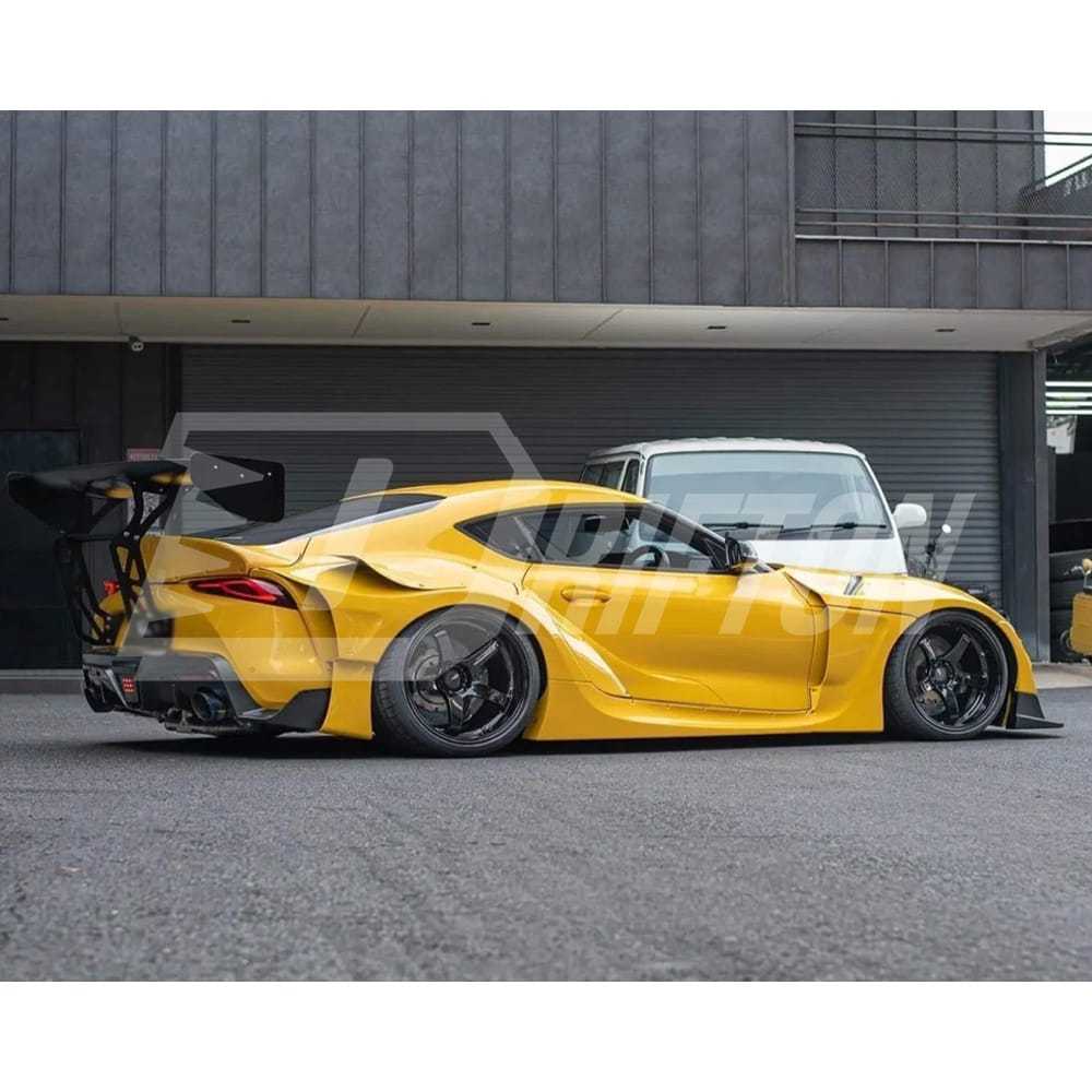 HKS Style Carbon Fiber Rear Spoiler GT Wing For Toyota Supra MK5 A90 A91 GR 2019-2024