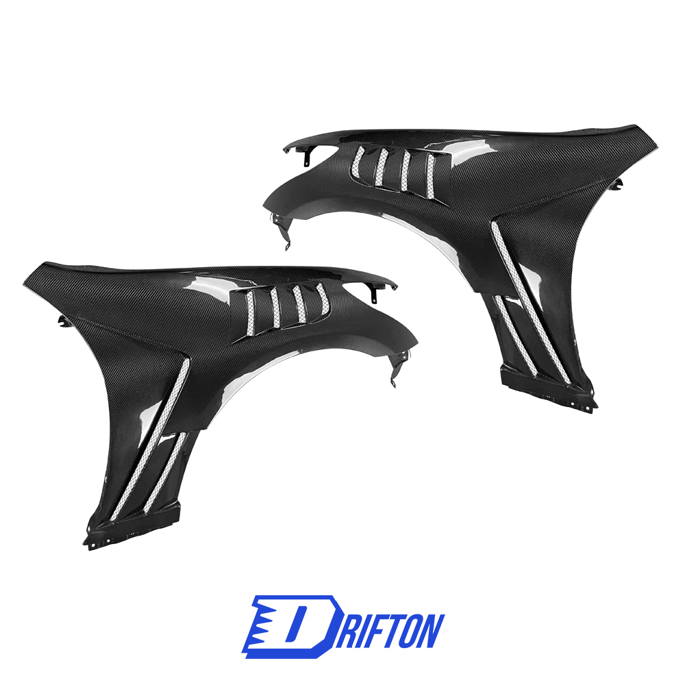 Vent V2 Style Carbon Fiber Fender For INFINITI G37 Sedan 2008-2015