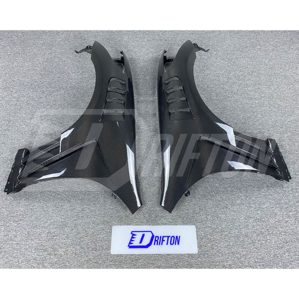 Vent V2 Style Carbon Fiber Fender For INFINITI G37 Sedan 2008-2015