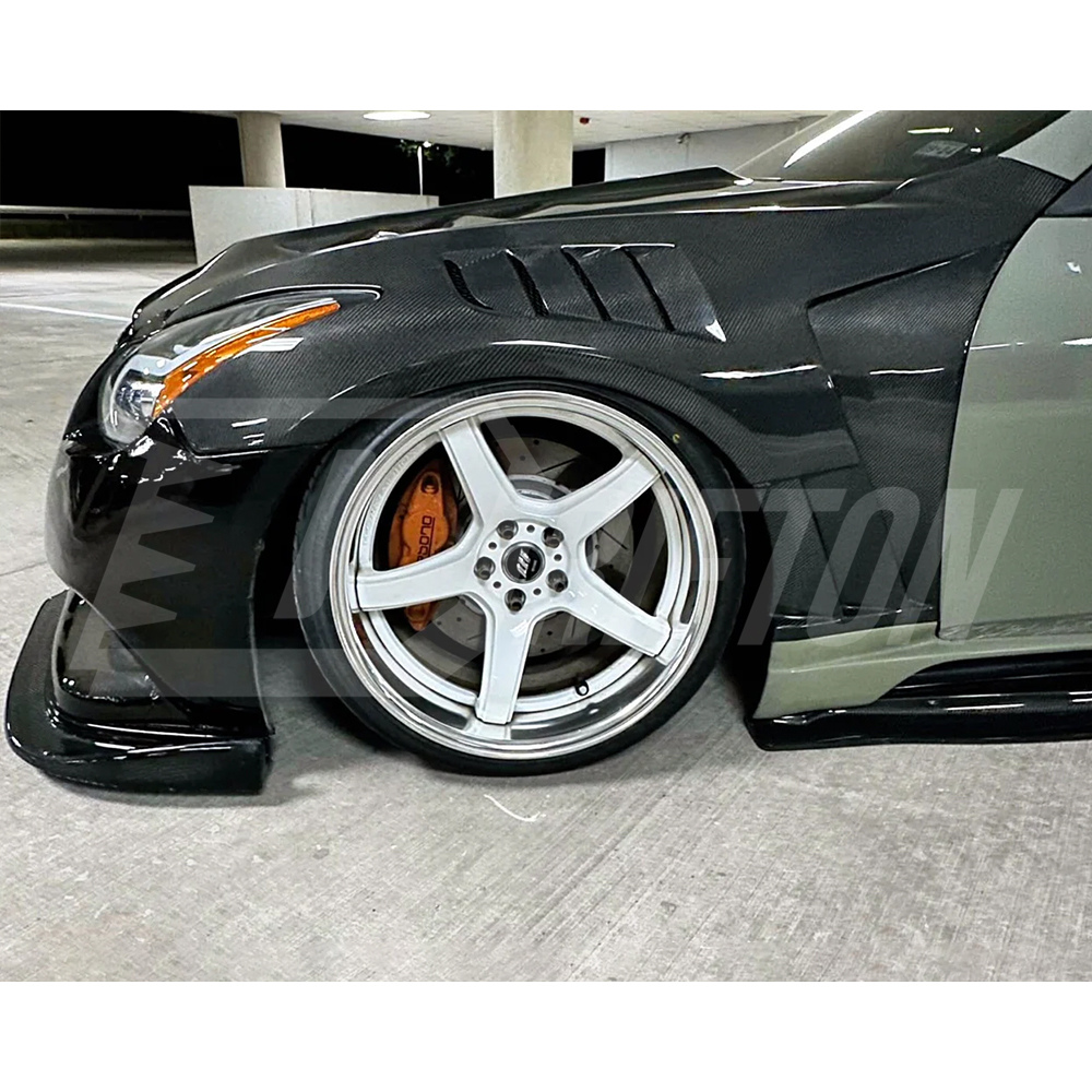 Vent V2 Style Carbon Fiber Fender For INFINITI G37 Sedan 2008-2015