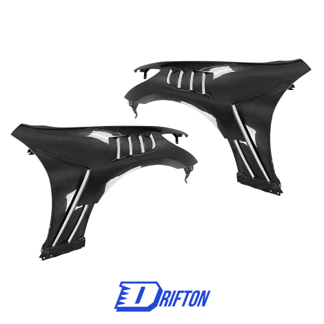 Vent V2 Style Carbon Fiber Fender For INFINITI G37 Sedan 2008-2015