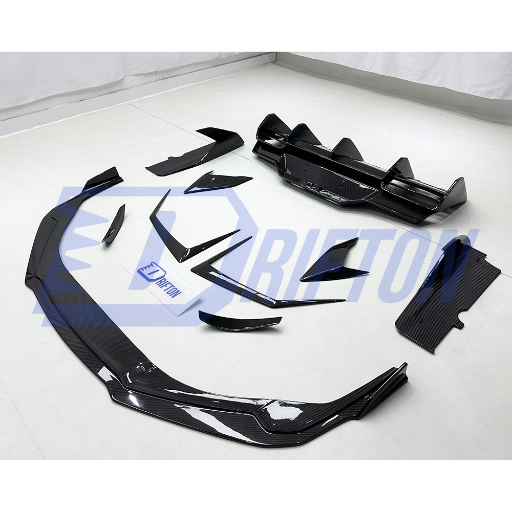 Vorsteiner Style Dry Carbon Fiber Rear Bumper Diffuser For Lamborghini Huracan STO 2021-2025